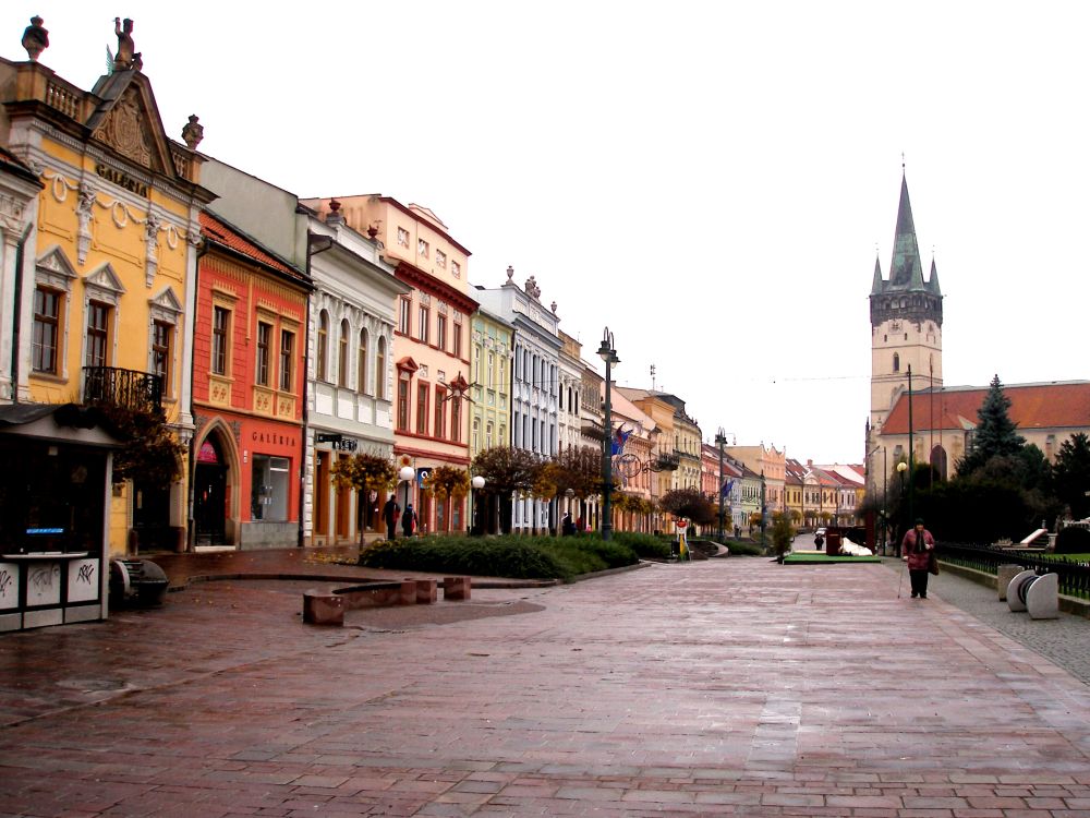 Downtown of Presov, Slovakia