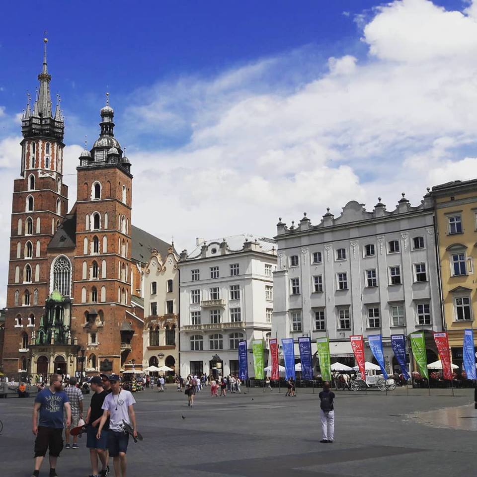 Main square in Krakow, see more on instagram